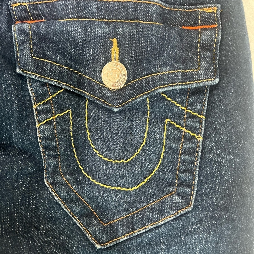 True Religion Ricky Relaxed Straight Jeans Size 28 Womens - Picture 13 of 13